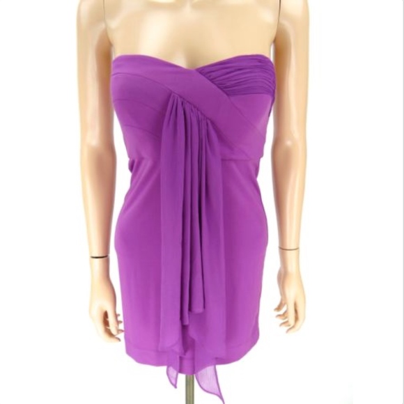 BCBGENERATION Bustier Top Wild Orchid Pink Sz 2 - Picture 5 of 8